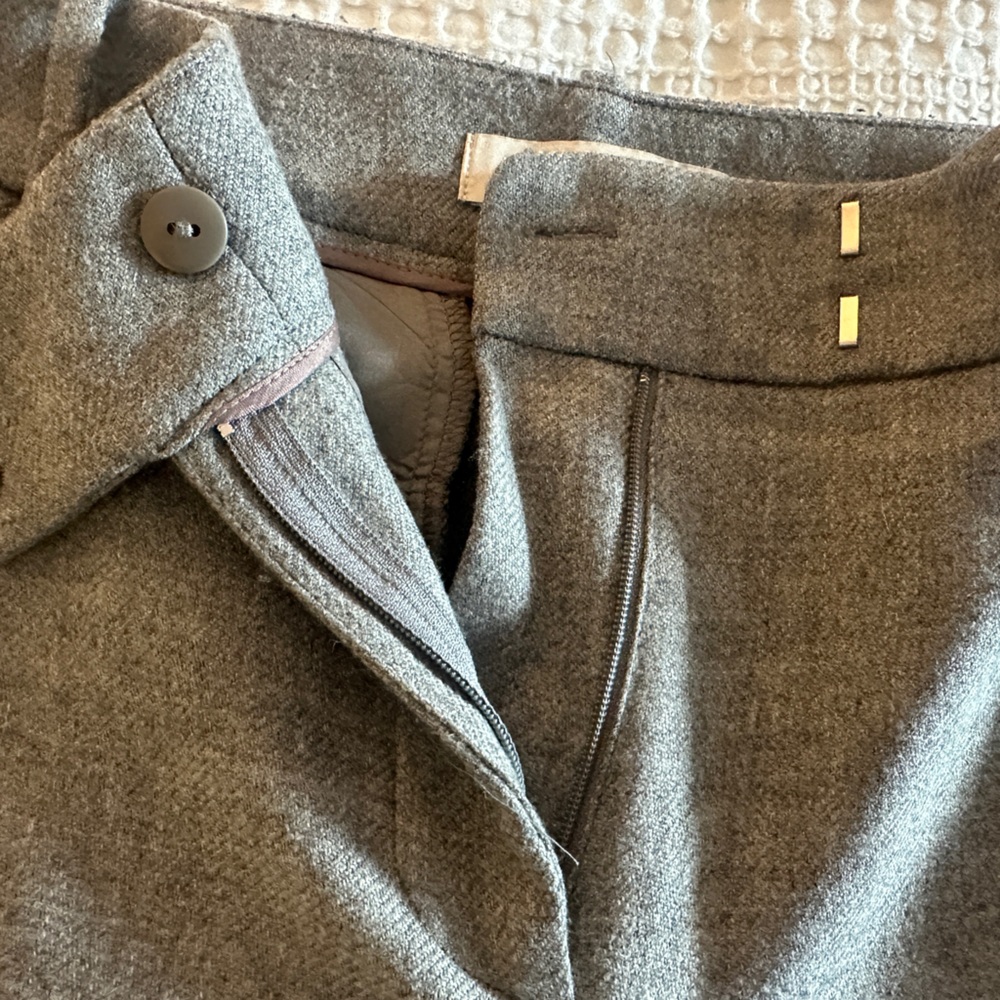 Women’s loft size 4 wool wide leg trousers - Picture 4 of 5